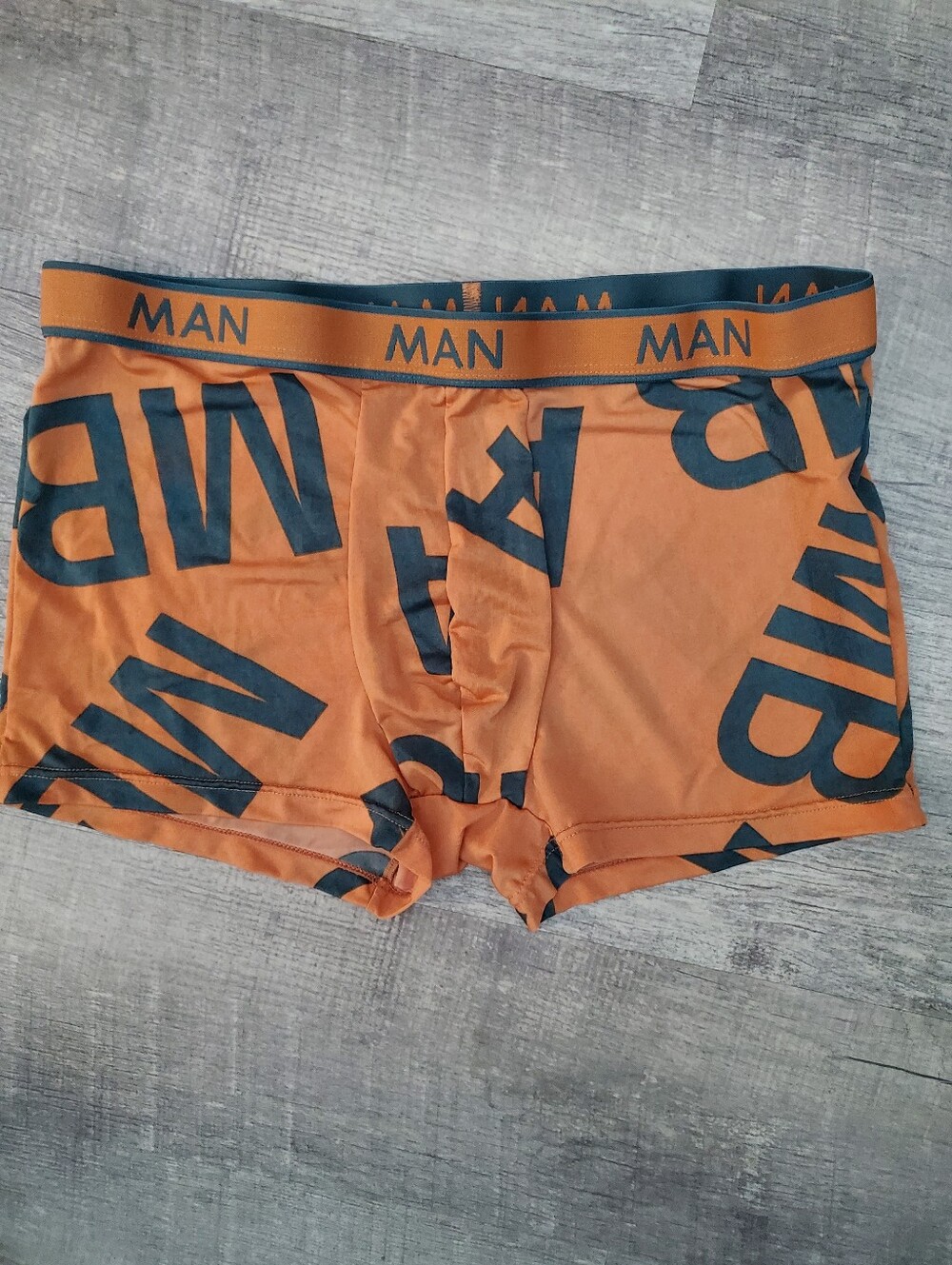 Orange Logo Boxer Briefs with Branded Waistband